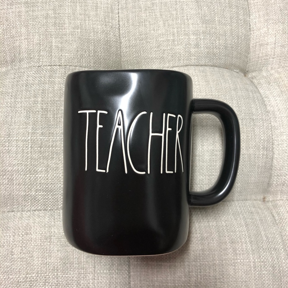 Rae Dunn black teacher mug